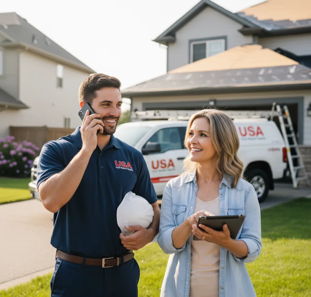 USA Roof Repair Experts customer support in Steens